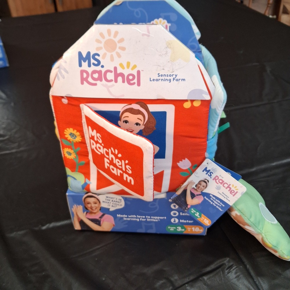 Ms. Rachel Sensory Learning Farm Unisex Baby OS Multicolor Gund Baby Toy NEW
